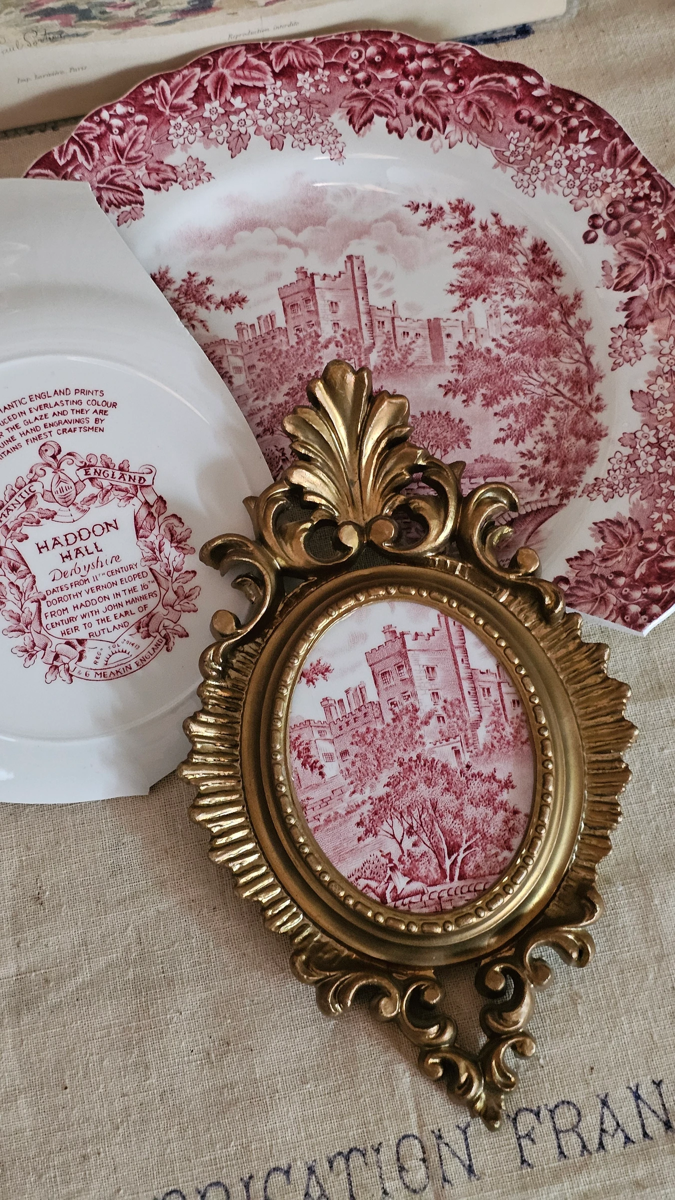 J & G Meakin English Plate Frame Model Romantic – photo 3